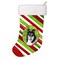 Carolines Treasures SC9798-CS Black And White Collie Candy Cane Christmas Christmas Stocking- 11 x 8 In.